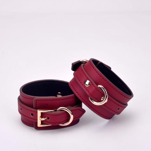 SM 情趣套装  八件套 项圈+手铐+脚铐+大腿环+十字扣 商品图2