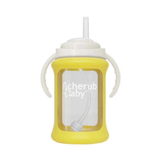 cherub baby趣乐贝比 宽口温感玻璃吸管杯240ml单瓶装 商品图2