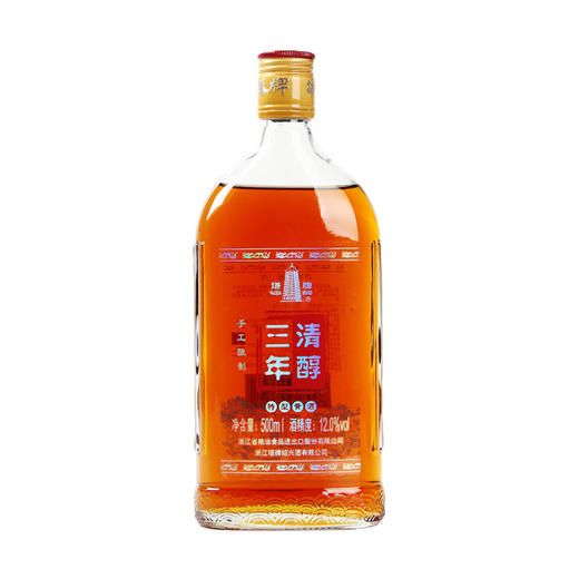 塔牌 绍兴黄酒 清醇三年 半干型黄酒 500ml*6瓶 整箱装 商品图2