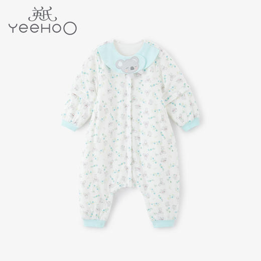 英氏婴儿分腿长袖睡袋男女春秋夹棉睡袋儿童防踢被YESFJ01001A01 商品图0