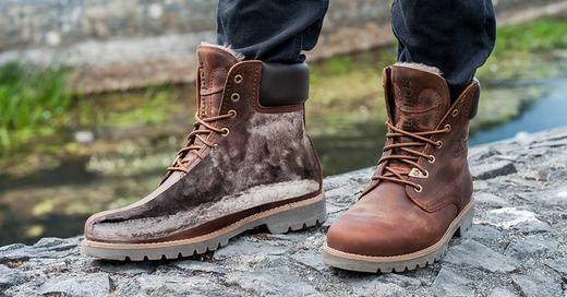 断码特价41码&45码——西班牙原产羊毛款皮毛一体男士皮靴P03LC12(高品质纯天然羊毛内衬) 商品图5