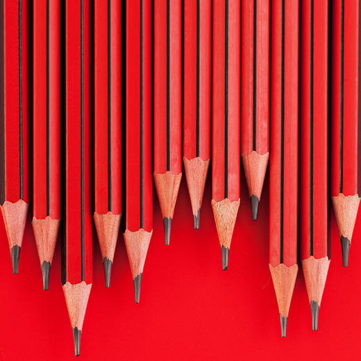 齐心（COMIX）2B原木铅笔带橡皮头六角木杆铅笔/学生铅笔   12支/盒MP2023 商品图2