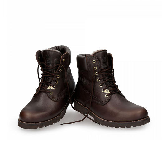 断码特价41码&45码——西班牙原产羊毛款皮毛一体男士皮靴P03LC12(高品质纯天然羊毛内衬) 商品图1