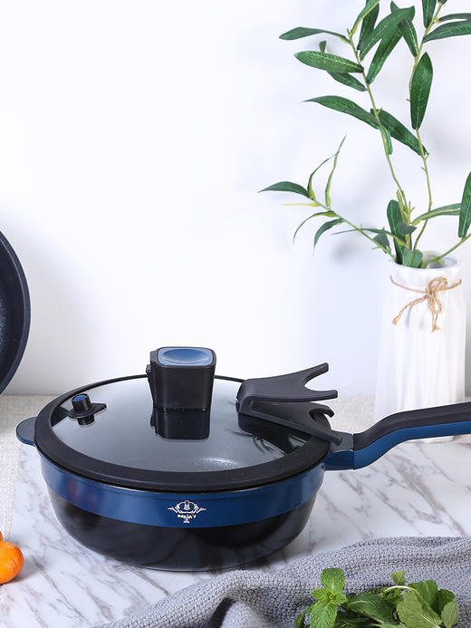 马克西姆辅食必备不粘锅，微压设计，一口锅=平底锅+奶锅+煎锅+炒锅+炖锅 商品图2