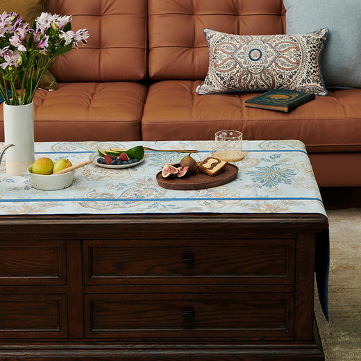 轻奢茶几巾防水桌布客厅家用欧式盖布现代简约长方形美式台布 商品图1