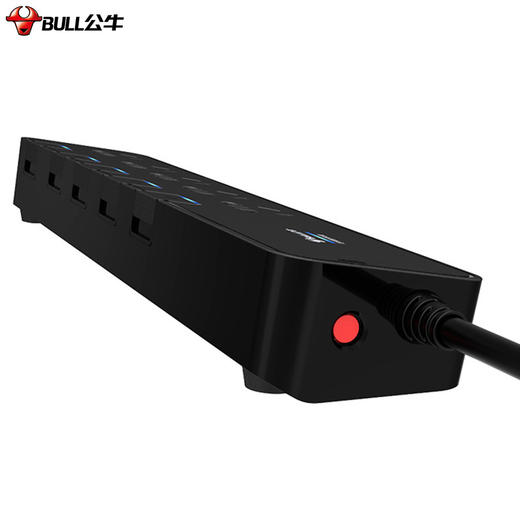 公牛（BULL）抗电涌抗浪涌插座/插线板/插排/排插/接线板/拖线板  5位分控全长3米 保护智能电器 GN-H3053 商品图5