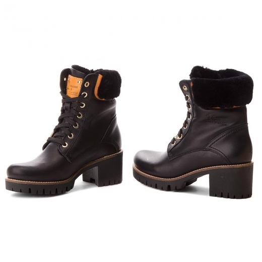 断码特价36码——西班牙原产羊毛款皮毛一体时尚舒适女士皮靴PLTB1(高品质纯天然羊毛内衬) 商品图2