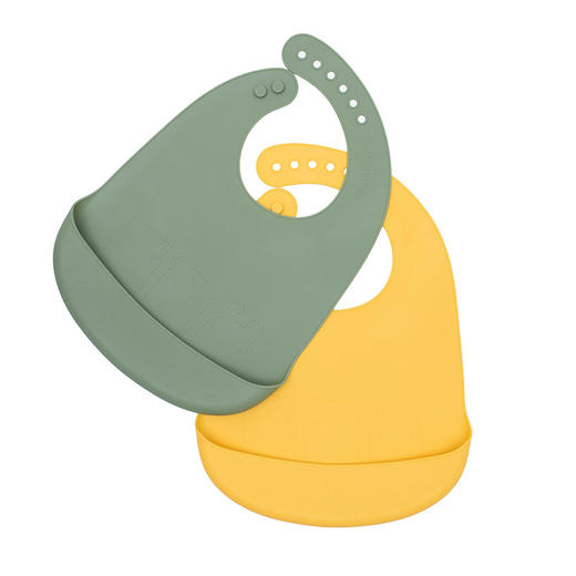 澳洲熊熊猫猫宝宝围兜婴儿童超软硅胶防水吃饭兜小孩围嘴 商品图2