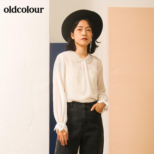 oldcolour气质百搭长袖套头衫M41013154 商品图4