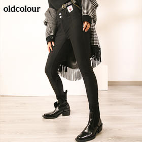 oldcolour时尚气质修身显瘦水洗牛仔长裤M44113403