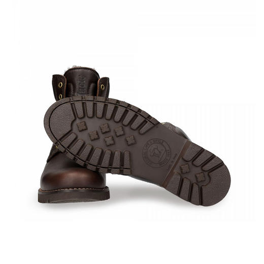 断码特价41码&45码——西班牙原产羊毛款皮毛一体男士皮靴P03LC12(高品质纯天然羊毛内衬) 商品图2