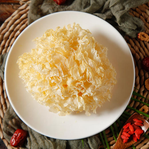 古松干货银耳花128g 无公害古田非丑耳白木耳 百合莲子羹配料 二十年品牌 商品图3