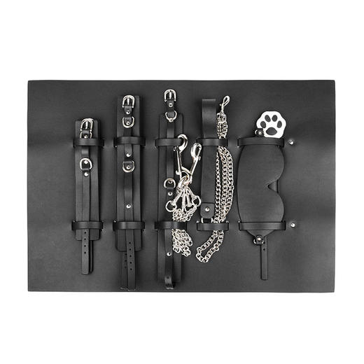 SM 情趣套装 捆绑调教加收纳袋（9件套） 商品图5