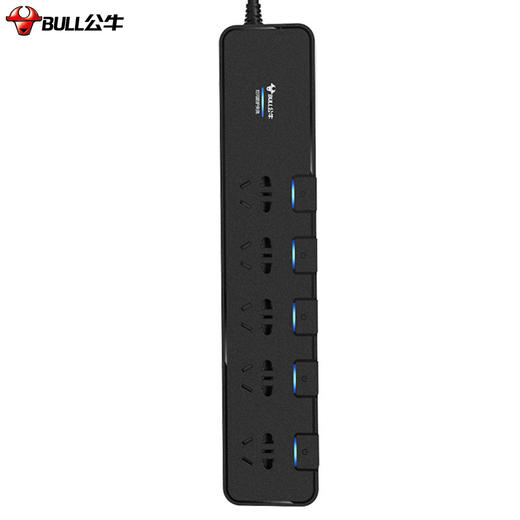 公牛（BULL）抗电涌抗浪涌插座/插线板/插排/排插/接线板/拖线板  5位分控全长3米 保护智能电器 GN-H3053 商品图1