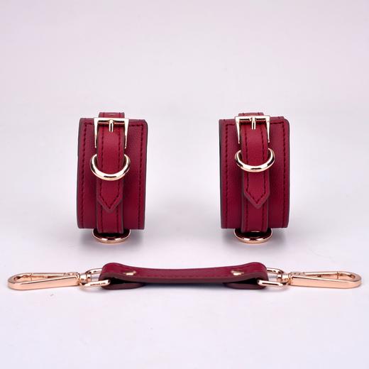 SM 情趣套装  八件套 项圈+手铐+脚铐+大腿环+十字扣 商品图4