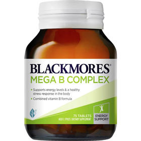现货  BLACKMORES澳佳宝复合B族维生素b6/b12/b2VB75片，深圳发货