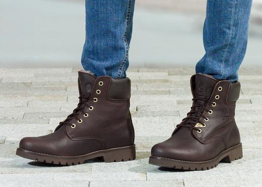 断码特价41码&45码——西班牙原产羊毛款皮毛一体男士皮靴P03LC12(高品质纯天然羊毛内衬) 商品图3