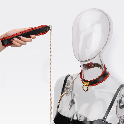 情趣项圈+牵引绳 创意花边 优雅的高贵 商品图6