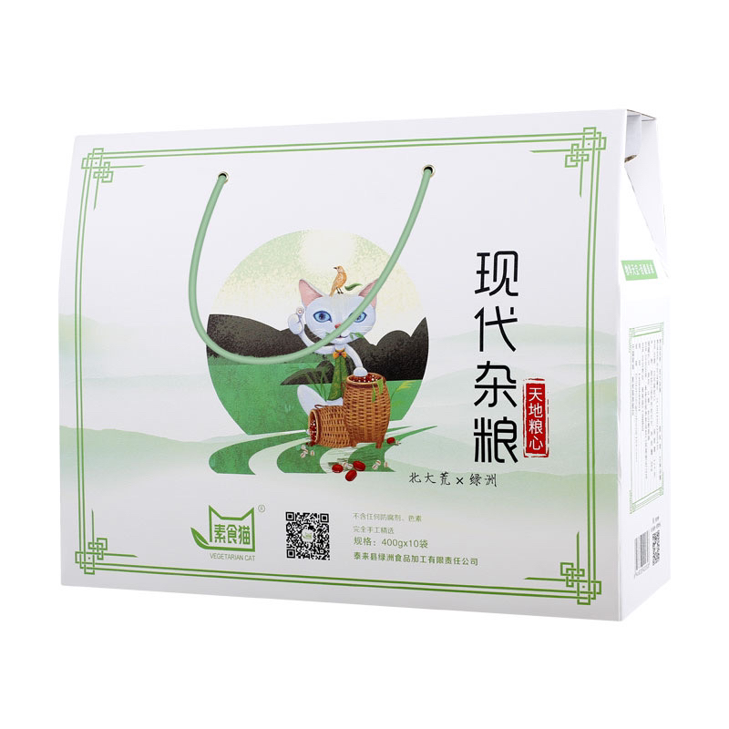 素食猫特产现代杂粮礼盒400*10