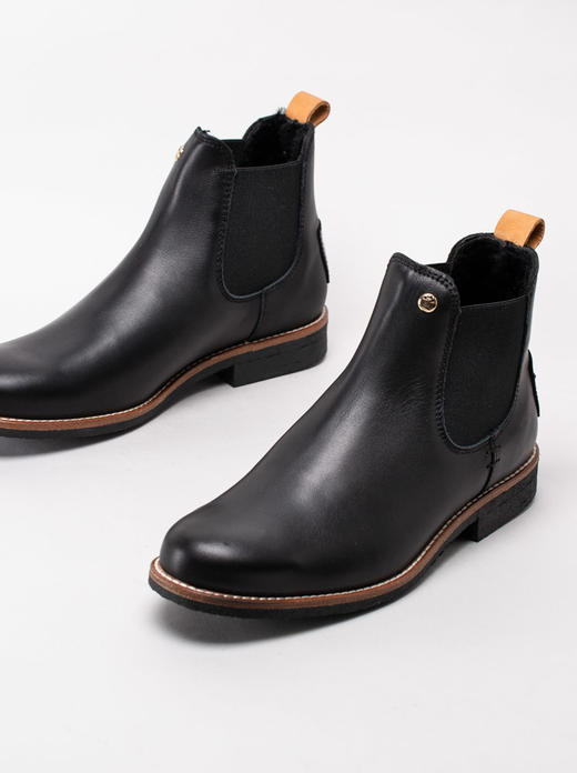 断码特价37码&40码——西班牙原产羊毛款皮毛一体女士皮靴黑色GLTB1(高品质纯天然羊毛内衬) 商品图2