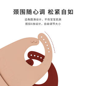 澳洲熊熊猫猫宝宝围兜婴儿童超软硅胶防水吃饭兜小孩围嘴