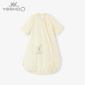 英氏婴儿牛奶丝夹棉睡袋男女宝考拉睡袍防踢被春秋YESCJ01002A01