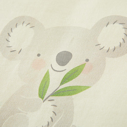 英氏婴儿牛奶丝夹棉睡袋男女宝考拉睡袍防踢被春秋YESCJ01002A01 商品图1