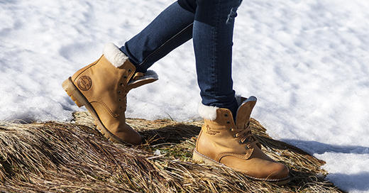 断码特价36码&37码——西班牙原产羊毛款皮毛一体经典黄靴P03LB1（女款•高品质纯天然羊毛内衬） 商品图6