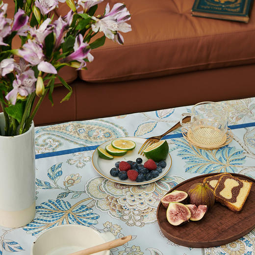 轻奢茶几巾防水桌布客厅家用欧式盖布现代简约长方形美式台布 商品图2