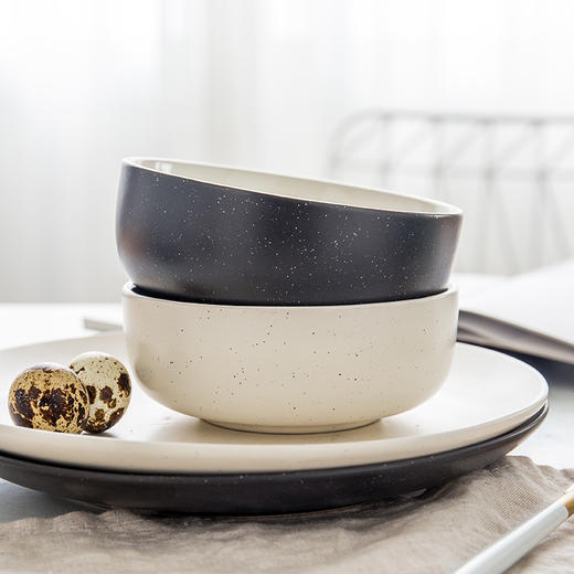 亿嘉IJARL 陶瓷韩式餐具饭碗北欧印象4.5英寸单支装微波炉适用 白色 商品图2