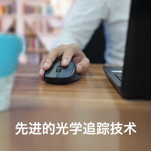 罗技（Logitech）M275(M280) 鼠标 无线鼠标 办公鼠标 右手鼠标 白色 带无线2.4G接收器 商品图2
