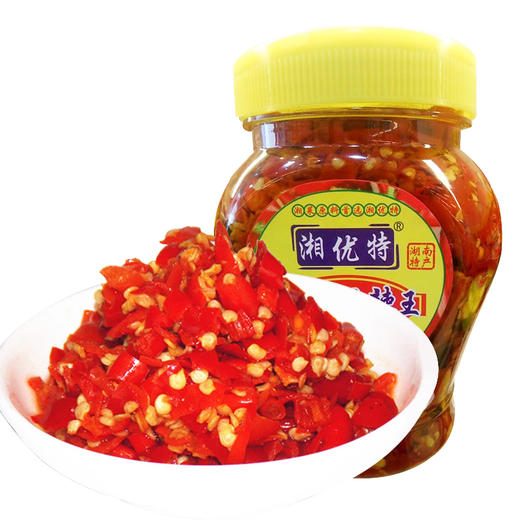 湘优特茶油爆辣王辣椒酱500g 商品图0