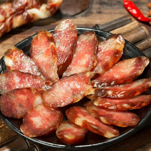 快递包邮连州东陂腊肠原味400g彩装