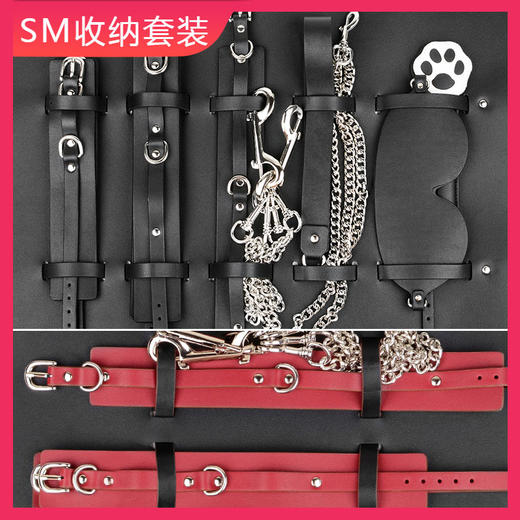 SM 情趣套装 捆绑调教加收纳袋（9件套） 商品图7