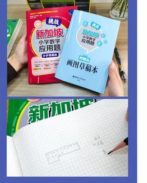 【数学教辅】新加坡小学数学应用题 每本配套一个草稿本 赠送一个错题本 商品图3