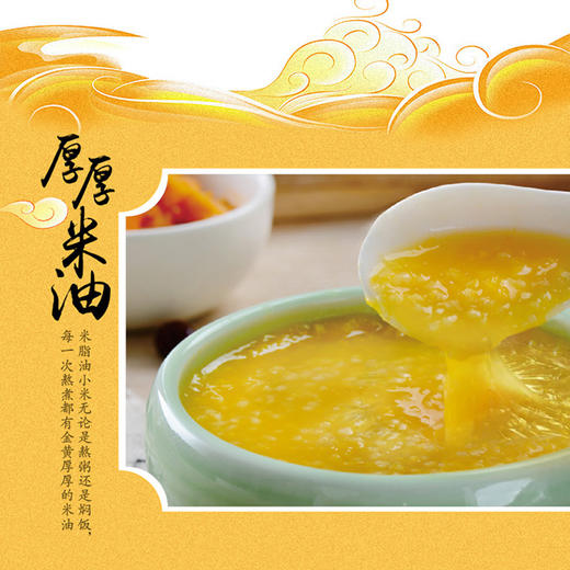 人民食品 米脂油小米 杂粮 黄小米 陕北小黄米小米粥大米伴侣880g 商品图4