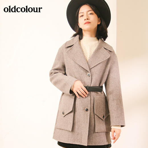 oldcolour手工呢料中外套M43155303 商品图4