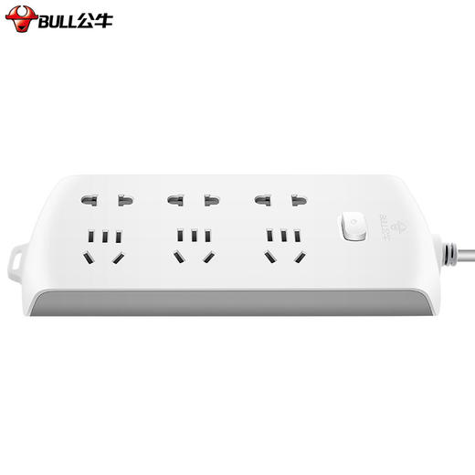公牛（BULL） 新国标插座/插线板/插排/排插/接线板/拖线板 GN-B2330 6位总控全长3米 商品图3