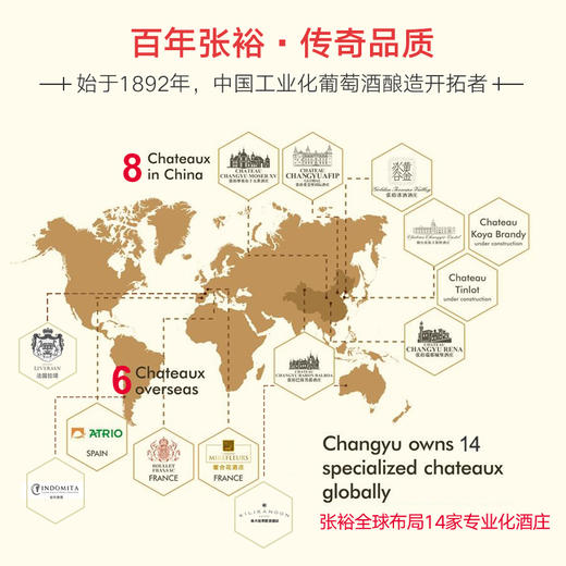 张裕 新疆葡园 干白葡萄酒750ml 国产红酒 商品图6