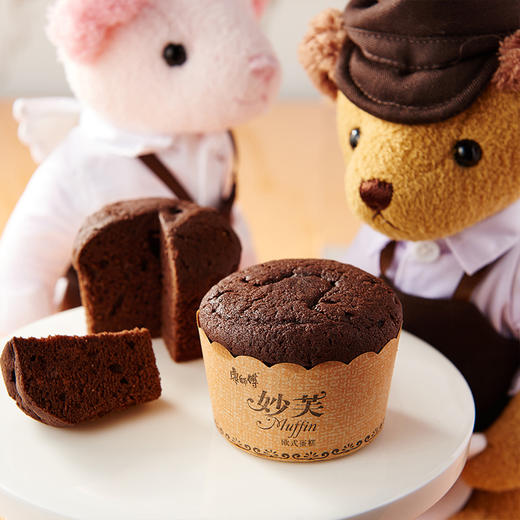 康师傅 妙芙饼干蛋糕点心营养早餐办公室休闲零食小吃巧克力味6枚超值装288g 商品图4