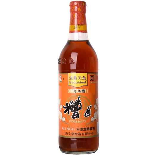宝鼎天鱼 醪糟 三年陈糟 糟卤500ML 商品图0
