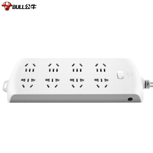公牛（BULL）新国标插座 插线板/插排/排插/接线板/拖线板 超功率保护 GN-B2080   8位总控全长3米 商品图2