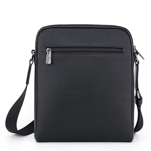 新秀丽（Samsonite）COINAGE 男士竖式单肩包简约时尚斜跨公文包TK3*09003 黑色 商品图1