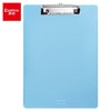 齐心(Comix) A4带刻度便携式书写板夹文件夹 可吊挂垫板 A744 透明蓝 单个装 商品缩略图0