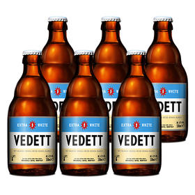 白熊（Vedett Extra White）比利时 原瓶进口 精酿啤酒 白熊啤酒 330ml*6瓶