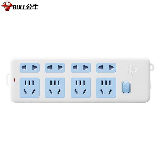 公牛（BULL）新国标插座转换器插排插线板接线板 8位总控无线插座GN-403（需自行配电源线和插头） 商品图2