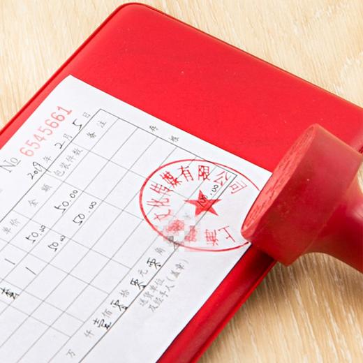 日本旗牌(Shachihata)Artline办公财务银行会计速干快干水性印台印泥橡胶章通用印台 56*90mm 红色 EHJ-2 商品图3