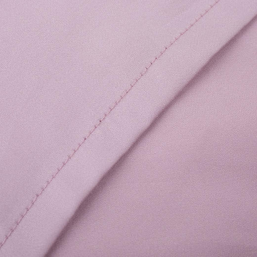 京东京造 真丝枕套 桑蚕丝绸纯色枕头套 单只48*74cm 烟粉 商品图6