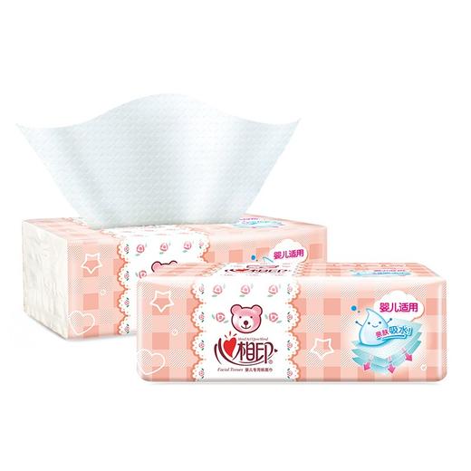 心相印婴儿抽纸 3层120抽面巾纸*18包婴儿纸巾（L plus码 母婴用纸 整箱销售） 商品图5