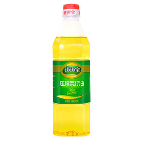 道道全压榨菜籽油 非转基因一级压榨 自然清香（体验装） 900ml